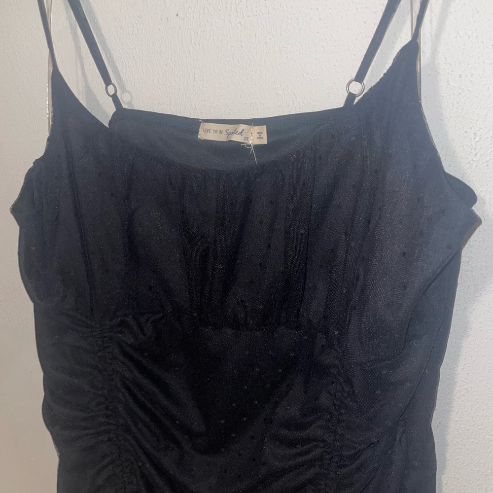 ❤️ 3 for $18 ❤️ NWT | Little Black Dress, Mesh Overlay
